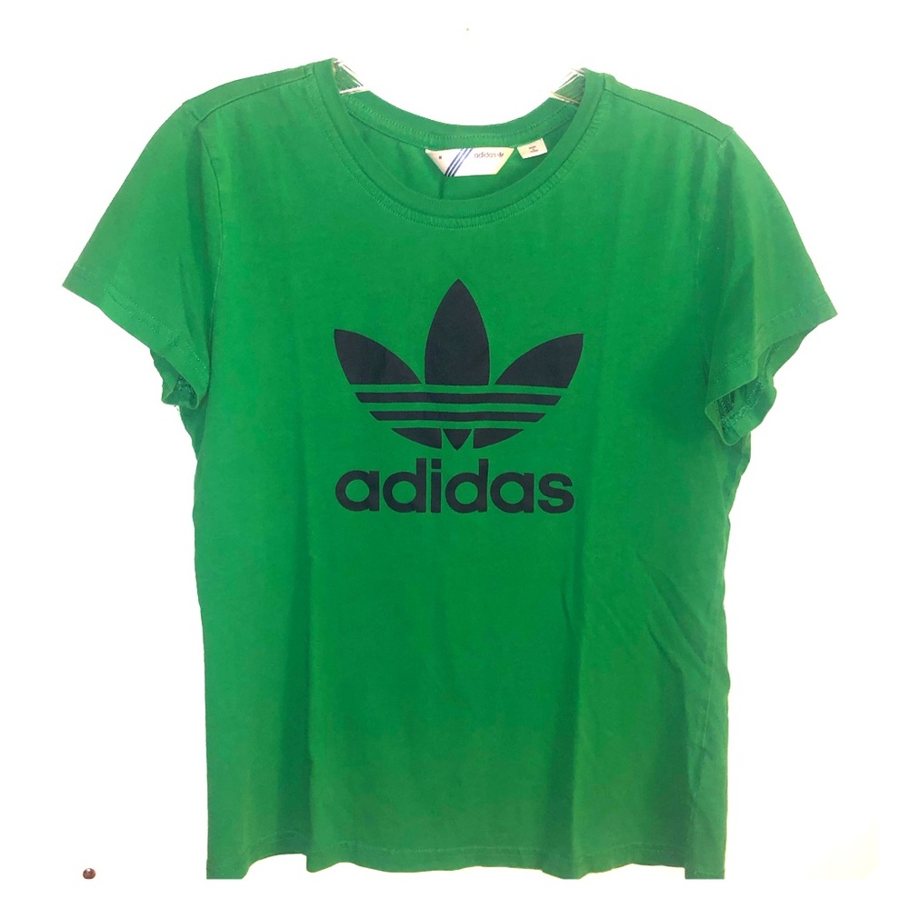 Green Logo Tee  |  adidas
